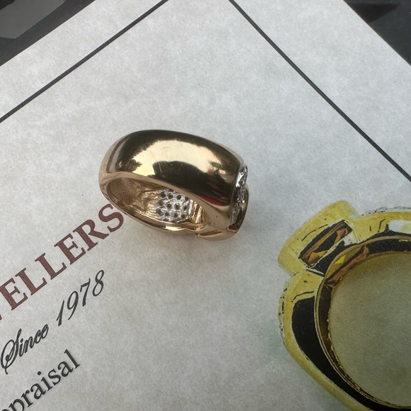 14k yellow gold 3.50 Ct citrine ring - size 6.25 - Picture 13 of 16